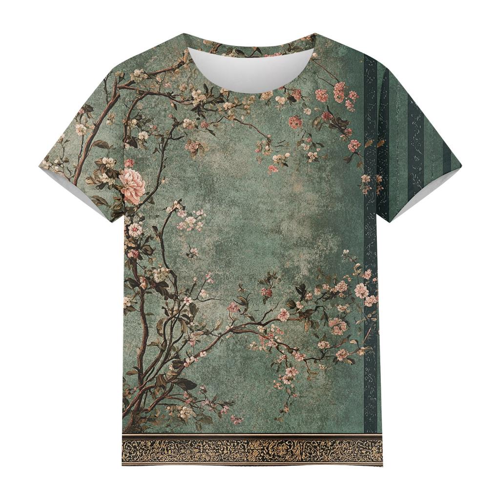 Женская мода повседневная футболка с круглым вырезом и короткими рукавами, топ, футболка, топ