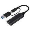 USB-карта захвата видео Цифровой конвертер USB+Type C в HDTV Устройство для записи и захвата видео для ПК и ноутбука