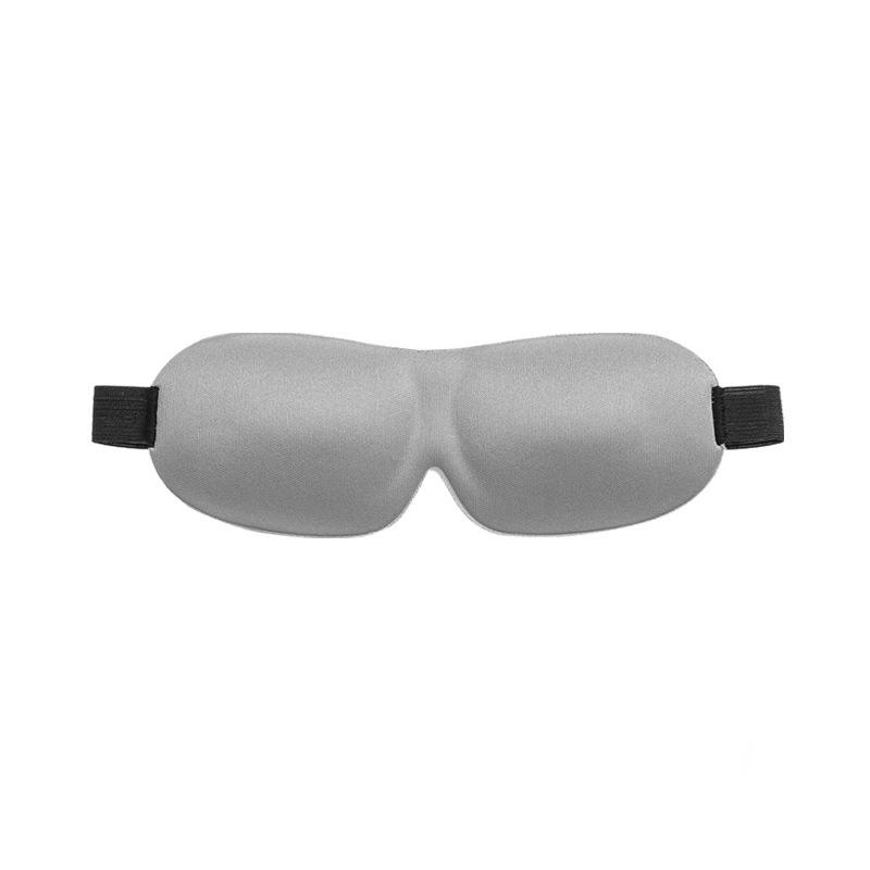 Custom Logo Comfortable Breathable 3D Contoured Foam Eyemask 100% Blackout Eye Mask for Sleeping with Adjustable Strap