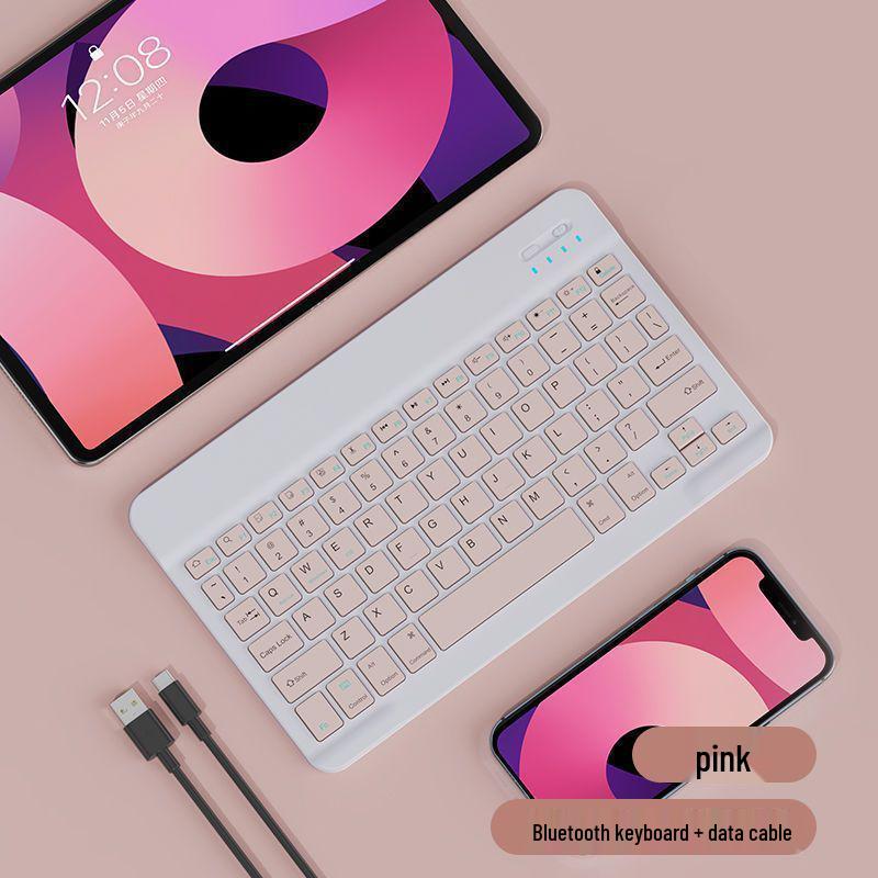 Wireless Bluetooth Keyboard & Mouse for iPad, Android, Huawei, Honor, Lenovo Tablets & Phones