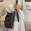Модный отдел ins ленивая леопардовая женская сумка через плечо большая вместительная сумка-тоут женская студенческая сумка для занятий