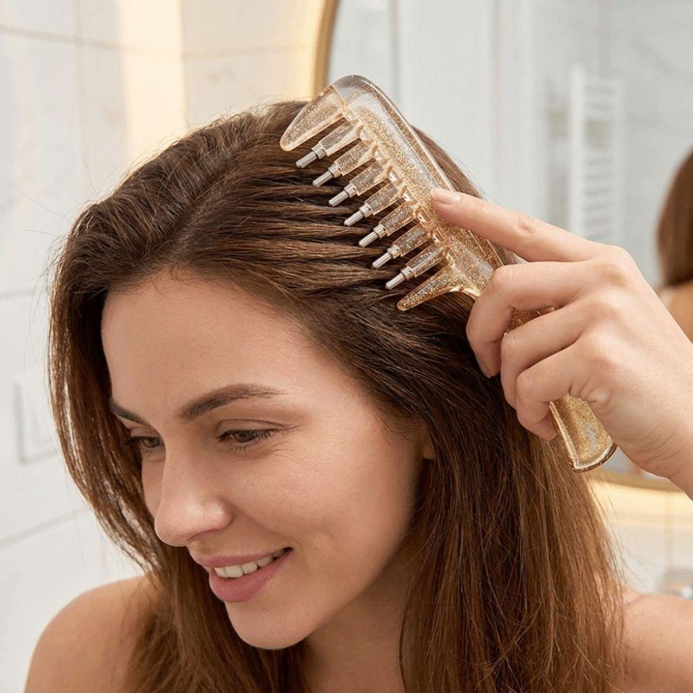 Hair Care Hair Firming Applicator Anti-Frizz Massage Guide Liquid Comb Barber Shop Salon