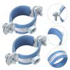 1Pcs Pipe Fitting Round Hose Clamp Nut Hoop Tube Clip Bracket Durable Suspension Pipe Holder