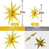 8 шт. шаров-звезд, огромные золотые шары-звезды из алюминиевой фольги для дня рождения, детского праздника, свадьбы, девичника