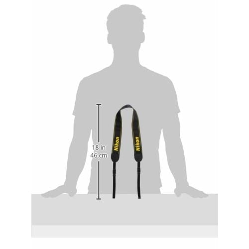Шейный ремень Nikon для зеркальной фотокамеры Nikon Logo AN-DC16 черный ANDC16