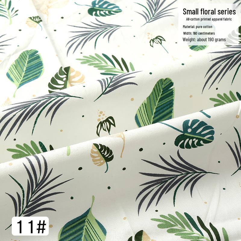 Тщательно отобранная хлопковая саржа с цветочным принтом для детского платья и детского постельного белья