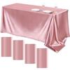 Satin Tablecloth for Weddings and Banquets - Elegant Decor for Events and Family Gatherings