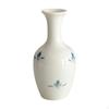 Bud Vase Ceramic Traditional Farmhouse Small Mouth Flower Vessel for Desktop Flowerpot Fireplace