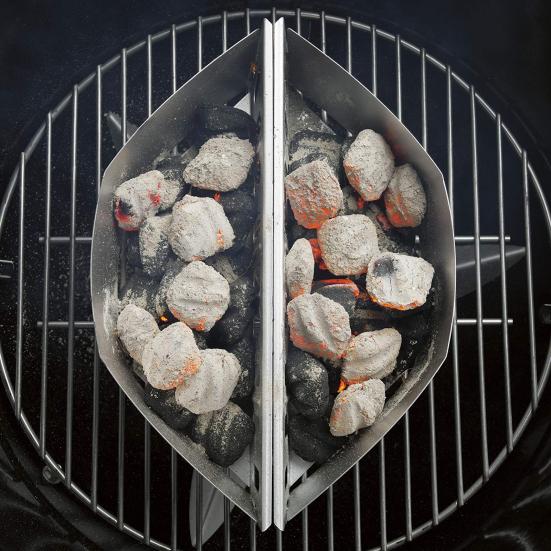 2 шт. держатель корзины для угля из нержавеющей стали для гриля контурные корзины для угольных брикетов сбалансированное тепло легкое