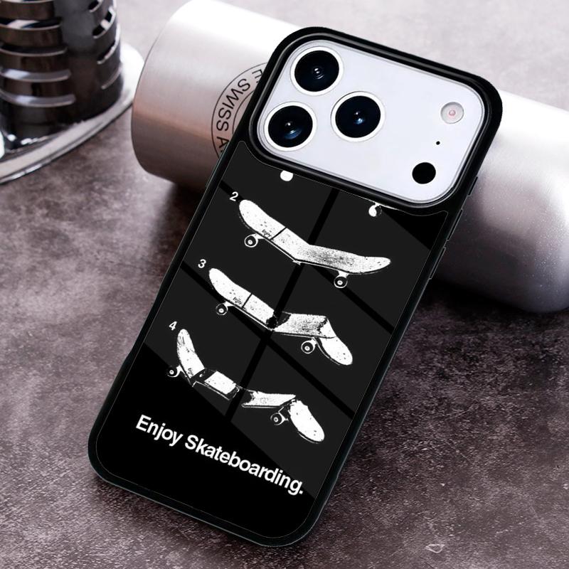 Крутой скейтборд Мягкий чехол для телефона Для iPhone 17 16 15 14 13 12 11 Pro Max Plus 17Air Мягкий силиконовый чехол
