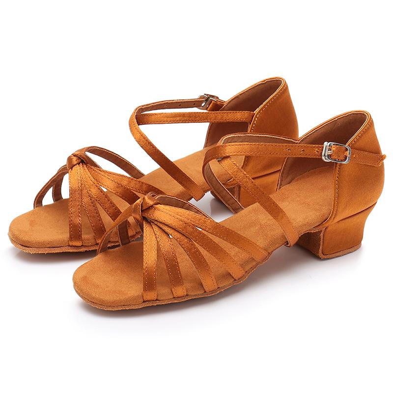 Туфли для латиноамериканских танцев 3,5 см для женщин девушек мягкая подошва низкий каблук туфли для бальных танцев сальса ча-ча