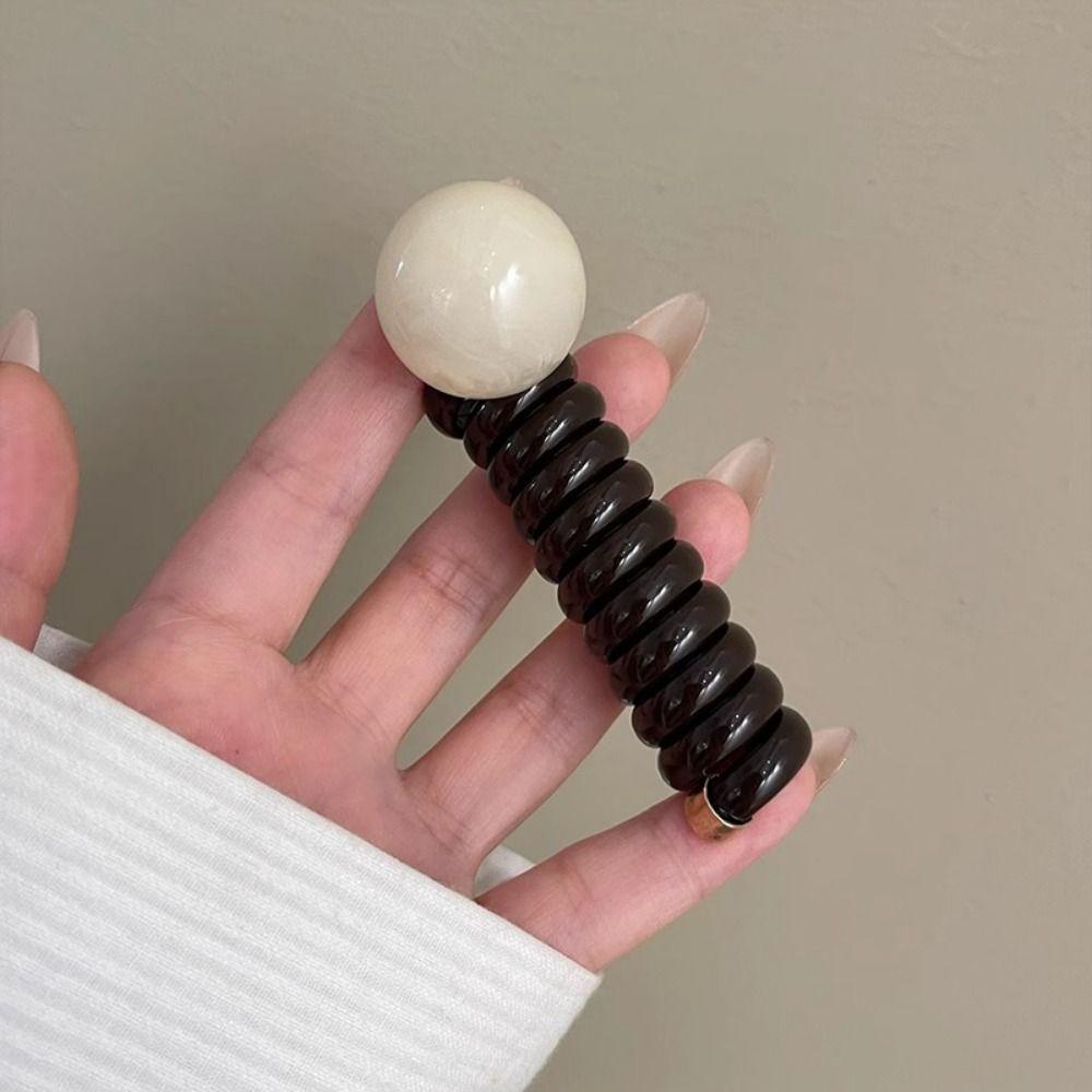 3Pcs Elastic Hair Ties Vintage Women Scrunchie Temperament Telephone Wire Hair Bands Women