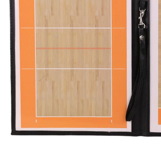 Foldable Volleyball Clipboard Coaching Board with Pen Lightweight Portable Volleyball Dry Erase Board Teaching Board Tool