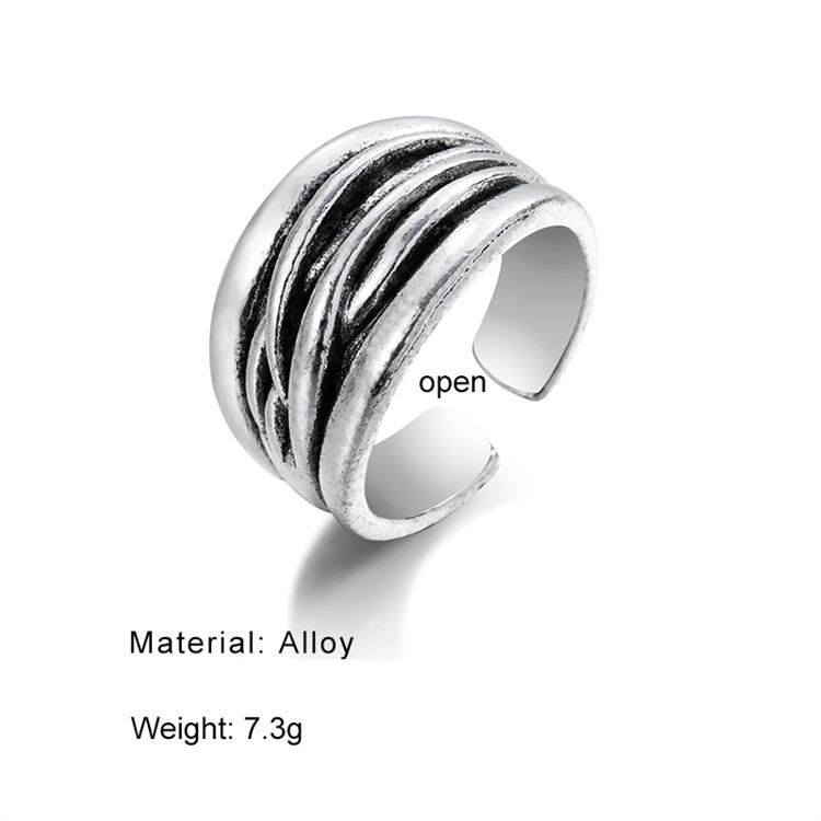 Аксессуары Ювелирные изделия Эпоксидная мода Ретро Кольцо Сова Мужское кольцо из титановой стали