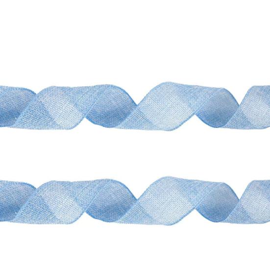 4 Rolls Colored Ribbon 5m Burlap Wired Ribbons Color-Fast Craft Ribbon Accessories for Easter Wreath Gift Wrapping Wedding Bouquets