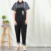 Jeans For Men Men's Oversized Denim Workwear Men's Denim Bib Pants Men's Slim Suspenders Black Jeans