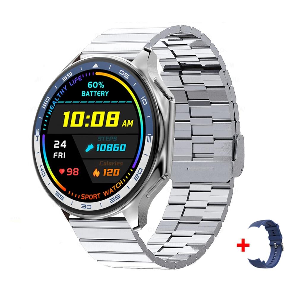 Для OPPO 4G Amoled Смарт-часы для мужчин Bluetooth Вызов Музыка MP4 Воспроизведение видео IP68 Водонепроницаемый фитнес-трекер Часы для бега Активный отдых на свежем воздухе Android