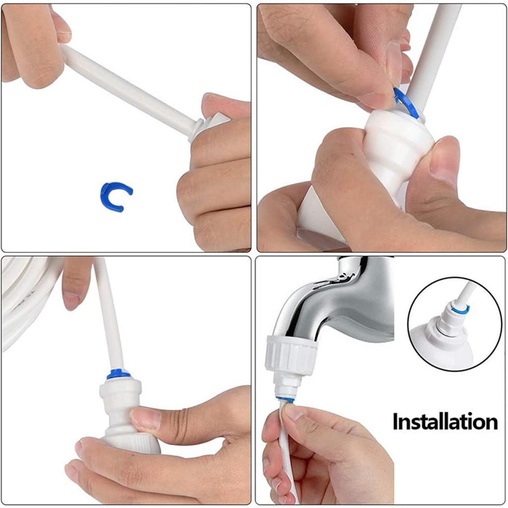 Universal Water Supply Kit Filter System Connection Kit Plastic Home Appliance Water Hose Suitable for Refrigerators