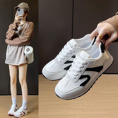 2025 маленькие белые туфли женские весенние новые корейская версия ins женские студенческие повседневные туфли Форрест Гамп универсальные кеды уличная съемка LF905