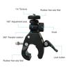 Mount Bike Bicycle Motorcycle Handlebar Clamp Camera Mount Tripod Adapter for Insta360 X4 Ace Go3 X3 Gopro 12 11 DJI Action 4 3