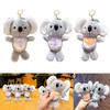 Koala Keychain Pendant Car Keyring Hanging Ornament Koala Cell Phone Charms Car Keyring for Handbag Purses Decorations