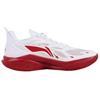 Li Ning Sonic 12 PE Version Shock Absorption Durable Low Top Basketball Shoes Men Sneaker White Red ABAU019-17