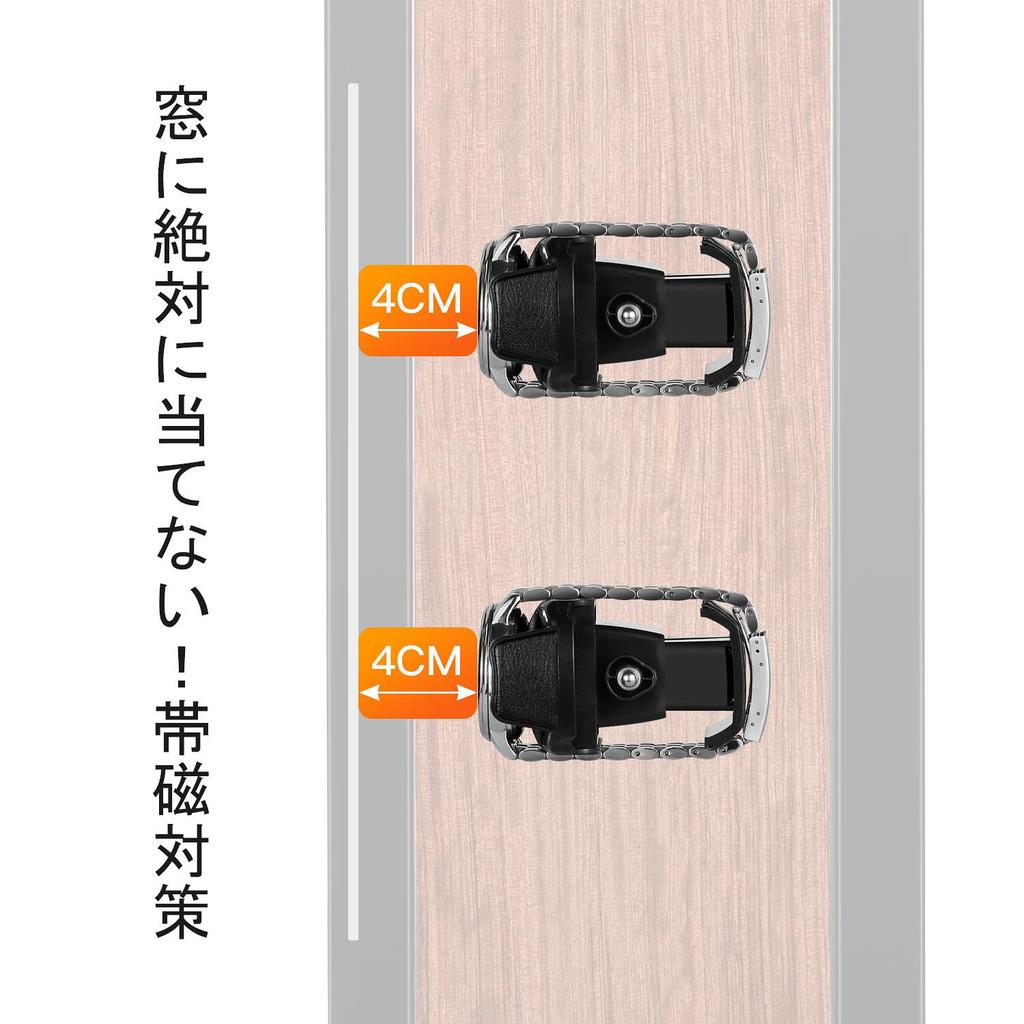 Заводная машина для часов Автоматическая заводная машина для часов Футляр для часов Светодиодная подсветка Вмещает 4 Встроенные (Черный, Часы)