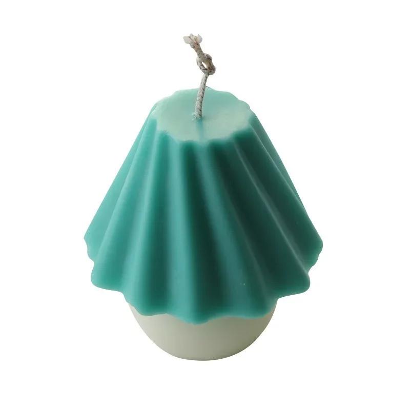 Новая настольная лампа Свеча Эпоксидная форма Силиконовая форма Сделай сам Ручная работа Ароматерапия Гипсовая форма Украшение для свечи LS
