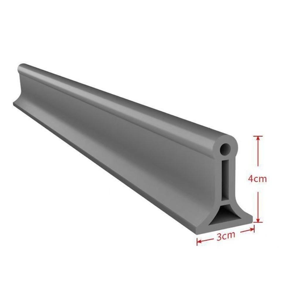 1M Curve Frame Floor Barrier Water Proof Shower Accessory Bathroom Gear  Door Threshold Gap