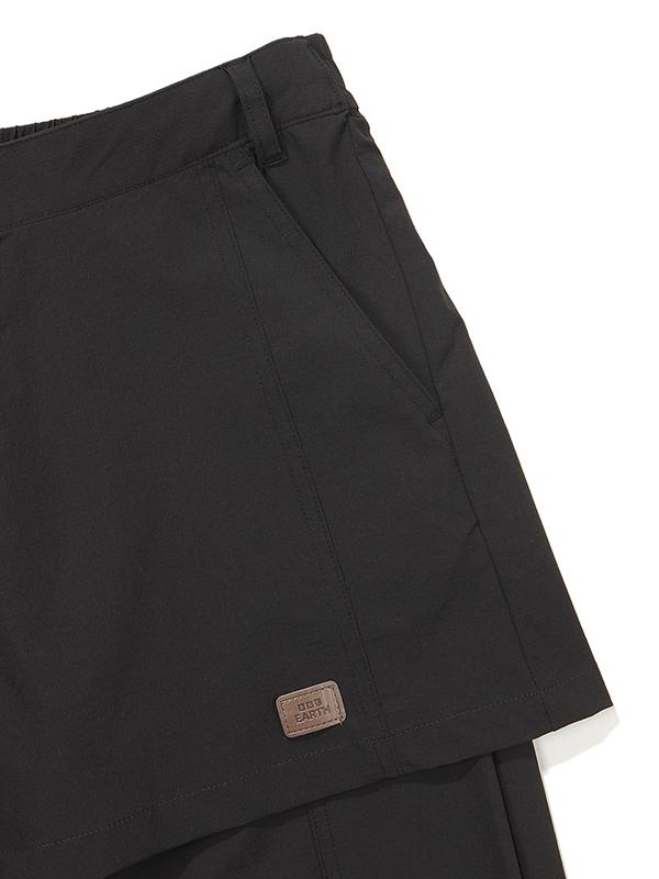 BBC EARTH W Raid Shirred Pants_Black