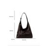 Women's Black Shoulder Bag Soft Inside And Outside Textured Quality Workmanship And Soft Faux Leather Hand Bag