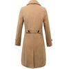 Autumn and Winter Men's Woolen Coat Casual and Fashionable Double Breasted Long Men's Woolen Coat