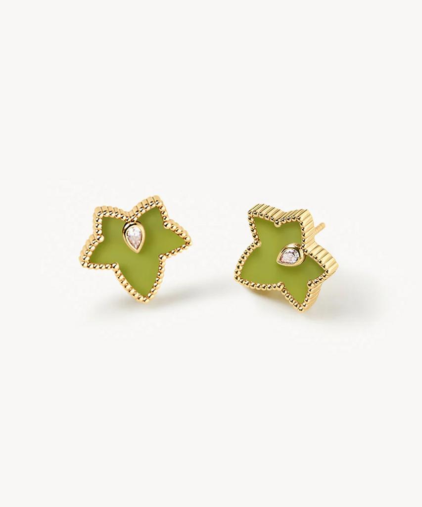 Модные серьги Lola Rose с бусинами из зеленого оникса