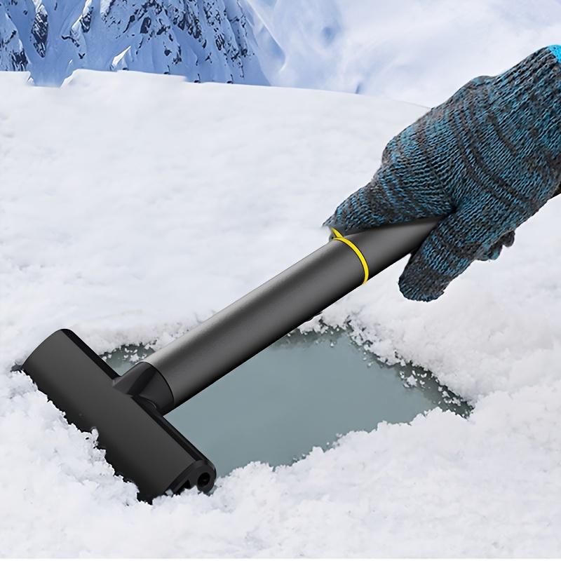 Лопата для уборки снега и щетка для удаления снега — идеальный инструмент для уборки снега зимой, идеально подходит для размораживания и удаления снега со стекол автомобиля.