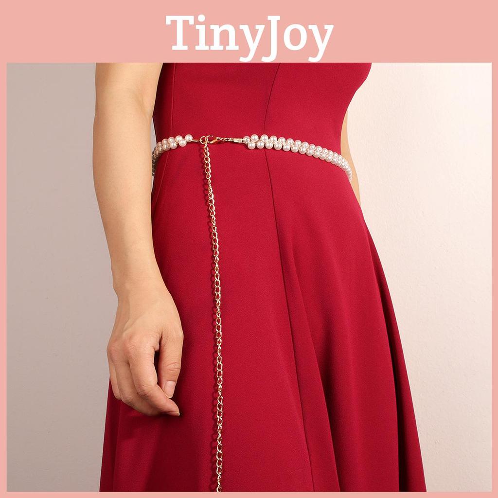 Belt Pearl Waist For Women Gold Thread Length Casual Daily Decoration Supplies
