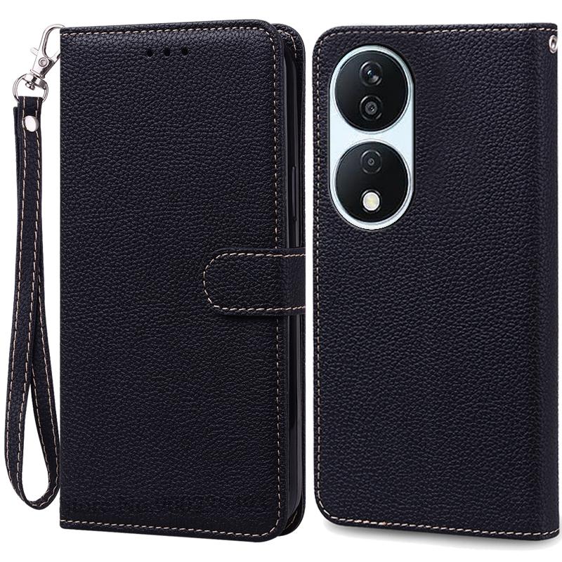 Чехол-кошелек для Honor 90 Smart Case, кожаный флип-чехол, чехол-книжка для Honor 90 Smart 5G, мягкий силиконовый чехол-книжка Fundas