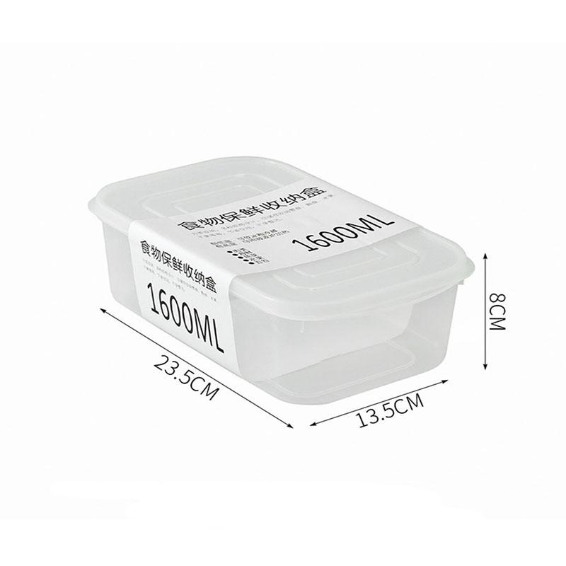 Refrigerator Food Sealed Crisper Containers Fridge Vegetable Meat Fruit Container Kitchen Storage Fresh Box Organizer