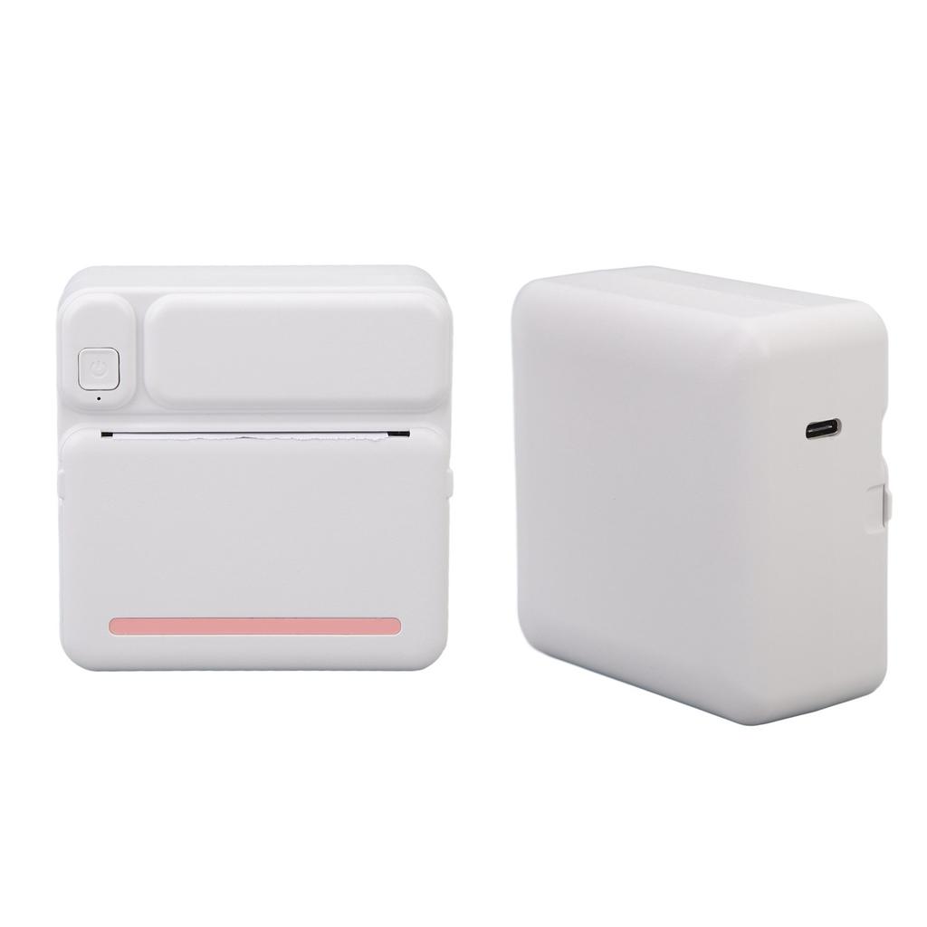 Принтер для наклеек Термопринтер Портативный Бесчернильный Принтер для телефона с приложением для детей Учебные заметки Фотографии Чеки