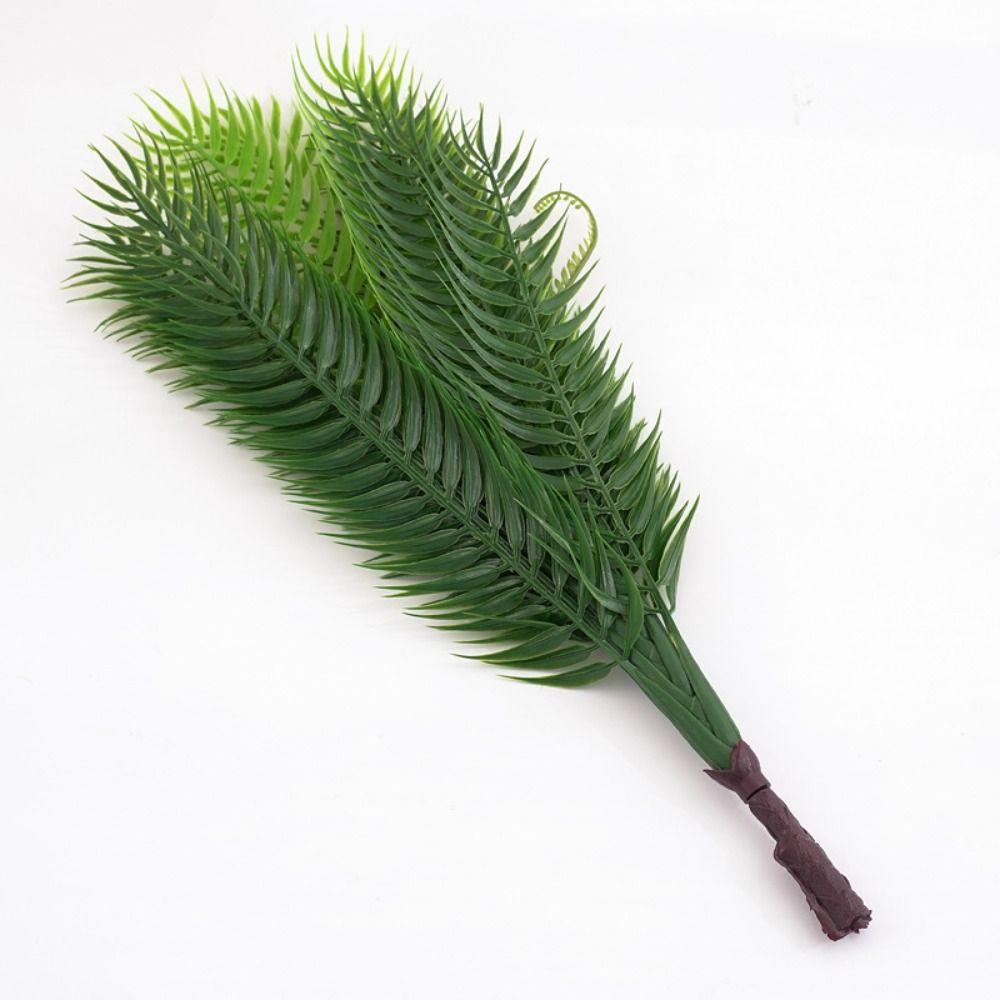 18 листьев искусственная пальма тропические растения поддельные пальмовые листья домашний сад