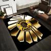 Kaizer Chiefs Logo Design Rug Non-slip rug suitable for living room and bedroom sofas