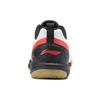 Li Ning CS16 Нескользящие износостойкие низкие бадминтонные кроссовки унисекс Белый Черный Красный AYTS057-2