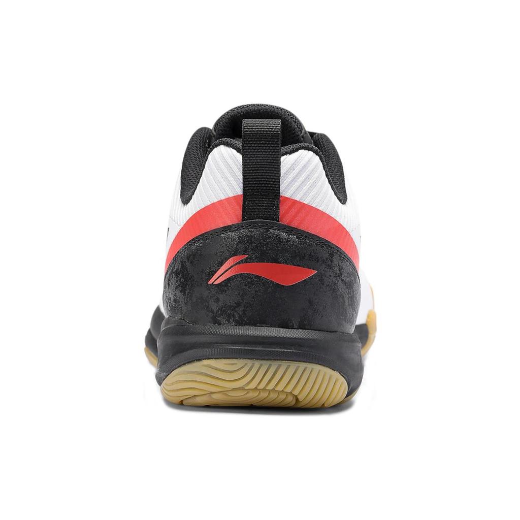 Li Ning CS16 Нескользящие износостойкие низкие бадминтонные кроссовки унисекс Белый Черный Красный AYTS057-2