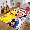 Cartoon Pokemon Anime 3D Carpet Rug for Home Living Room Bedroom Sofa Doormat Decor,Child Play Area Rug Non-slip Floor Mat Gifts