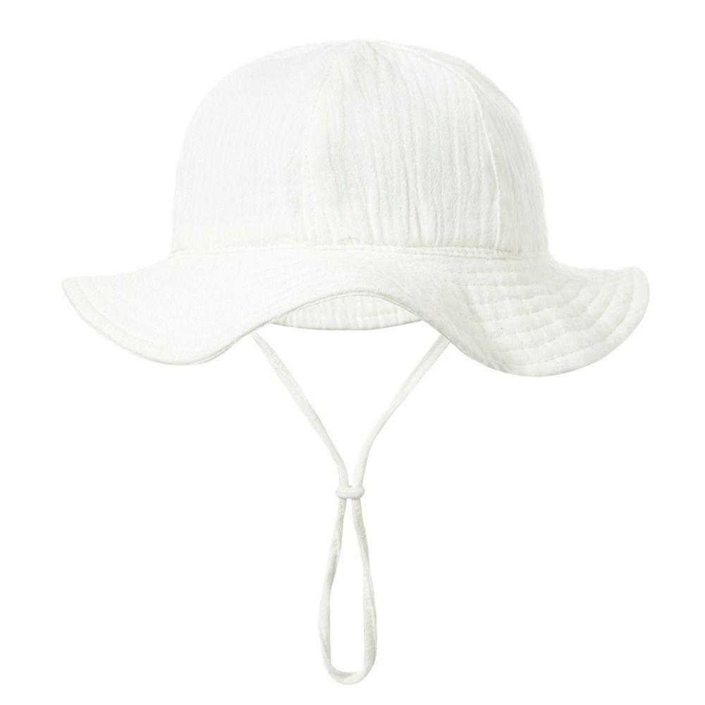 Boys Girls Cute Cartoon Baby Sun Cap Kids Bucket Hat Beach Hat Panama Cap
