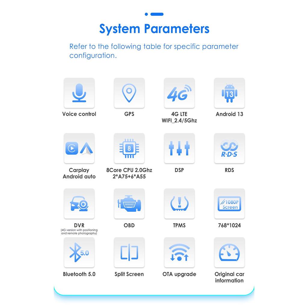 OSSURET Android 13 Car Radio for KIA Sportage 3 Carplay 2011 - 2016 Car Stereo Multimedia Video Player GPS 9.7 Inch Vertical Screen SWC BT RDS FM Mic