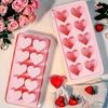 Летняя форма для льда в форме сердца из силикона для льда в форме сердца своими руками, форма для шоколадных конфет BPA для коктейлей