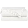 Uxcell Cotton Knit Throw Blanket, Soft Solid Decorative Knit Blanket for Sofa, Couch, or Bedroom, White, 150*200cm