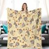 Confused Possum Theme Soft Blanket High Quality Flannel Blanket Warm Sofa Blanket Decorative Blanket Universal In All Seasons