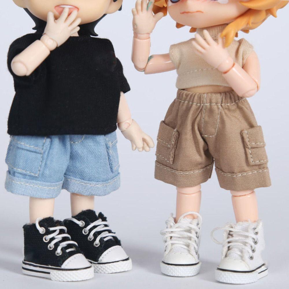 Модные куклы носят шорты Повседневная одежда Шорты для кукол ручной работы Мини-джинсы Шорты 1/12 Куклы BJD