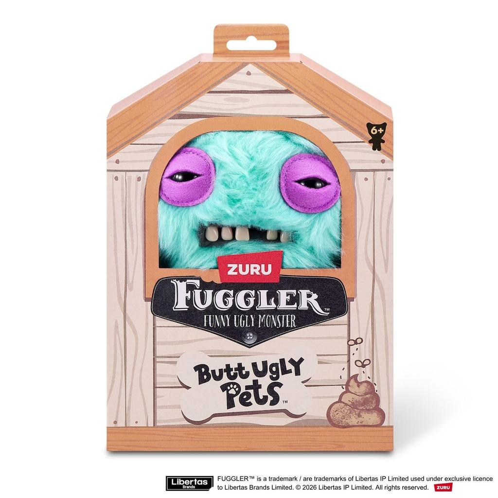 FUGGLER Очень Уродливые Питомцы Йоперский Фугглер Очень Уродливые Питомцы Подозрительная Лиса Померанский Шпиц Плюшевая Игрушка 15731G Оригинал -